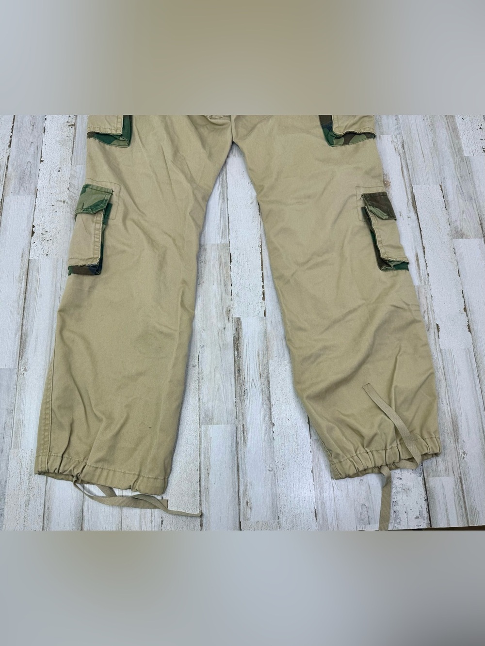 Rothco BDU Cargo Pants Ripstop Mens 28x32 Tactical Military Tan Camo Accents - Picture 10 of 10